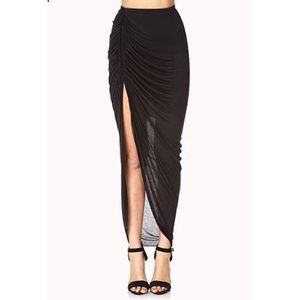forever 21 asymmetrical skirt